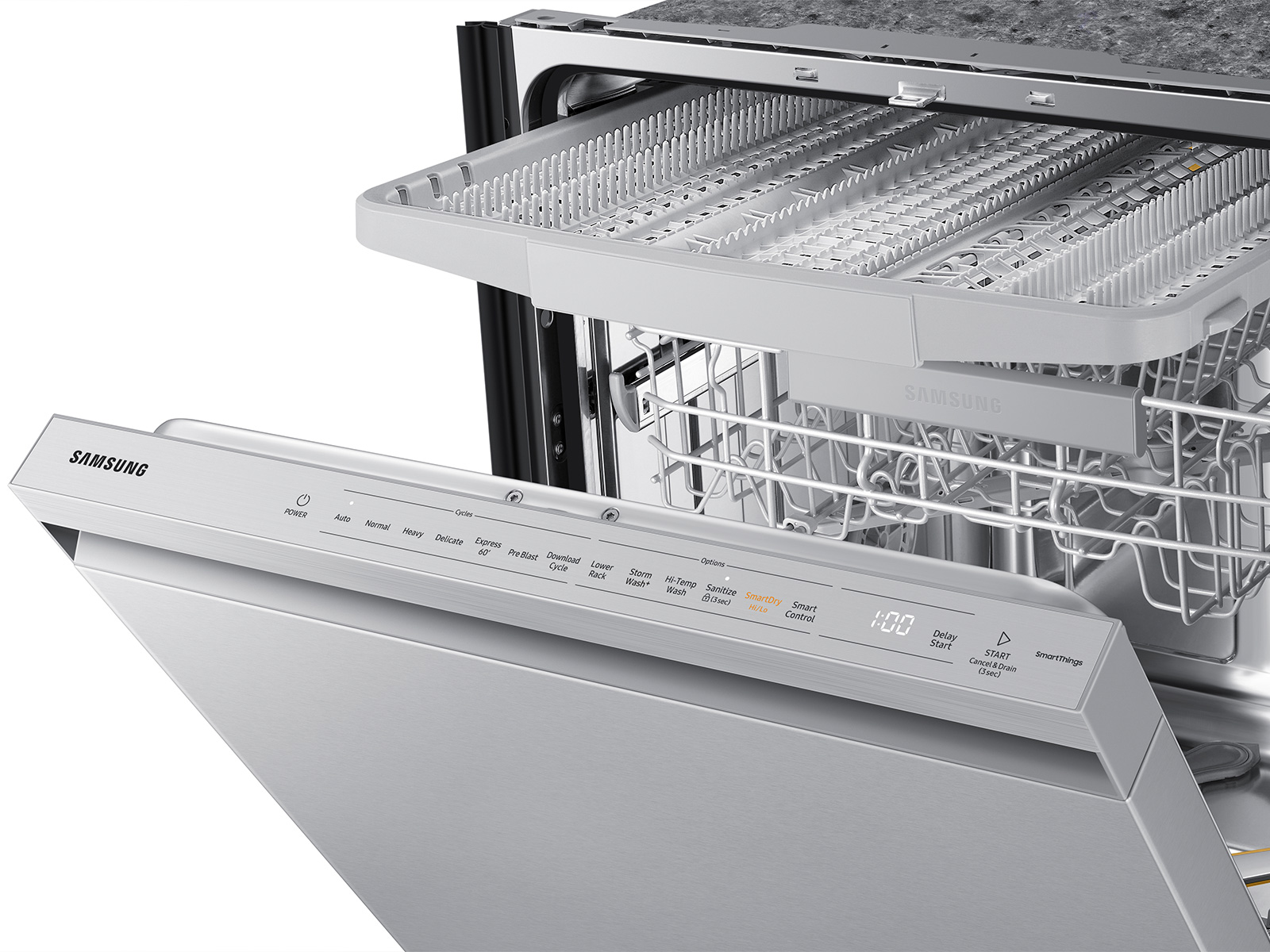 Samsung Smart 42dBA Dishwasher with StormWash and Smart Dry
