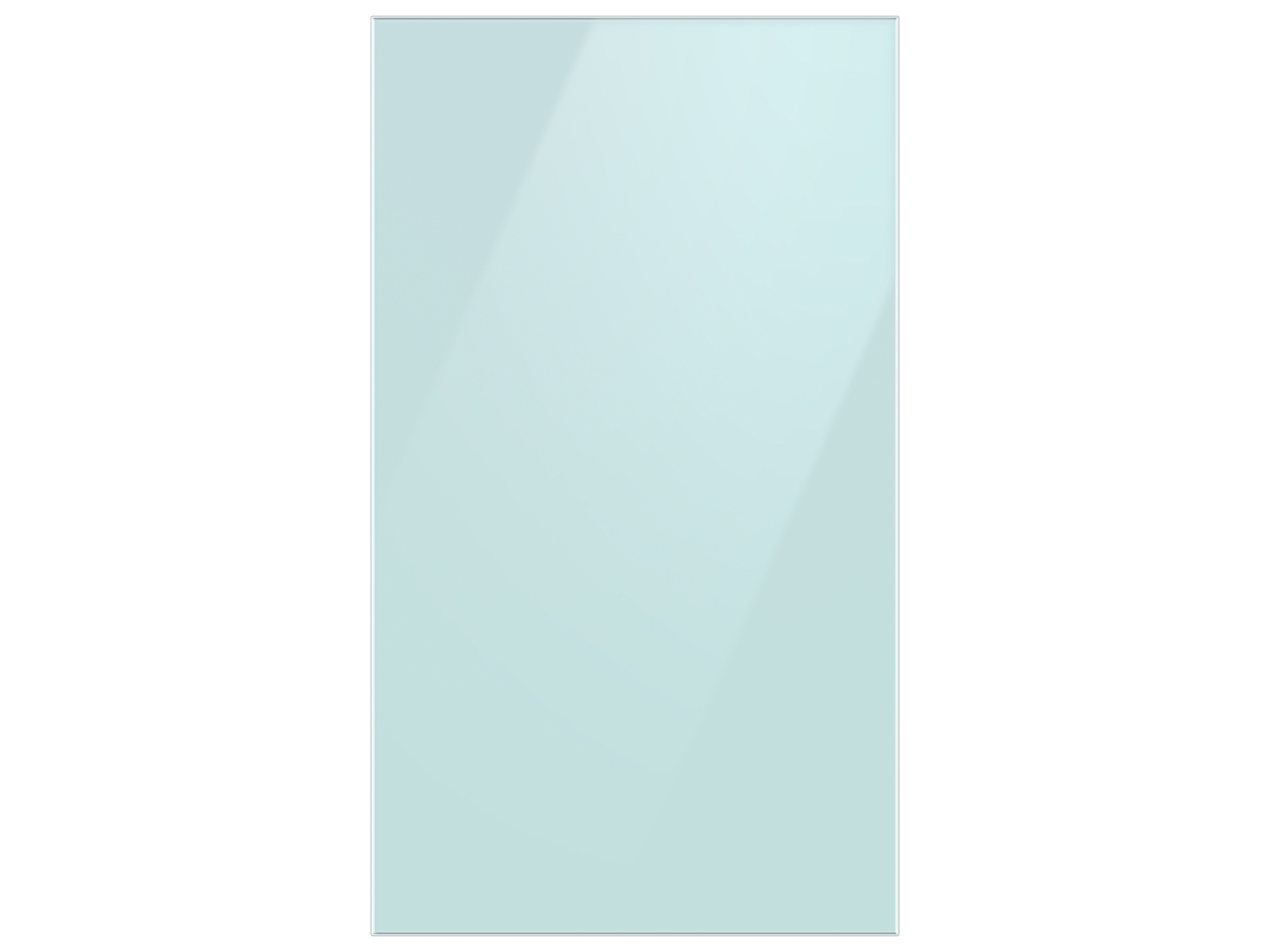 Thumbnail image of Bespoke 4-Door Flex&trade; Refrigerator Panel in Morning Blue Glass - Bottom Panel