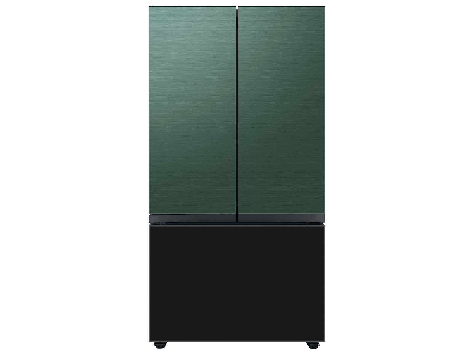 Thumbnail image of Bespoke 3-Door French Door Refrigerator Panel in Charcoal Glass - Bottom Panel