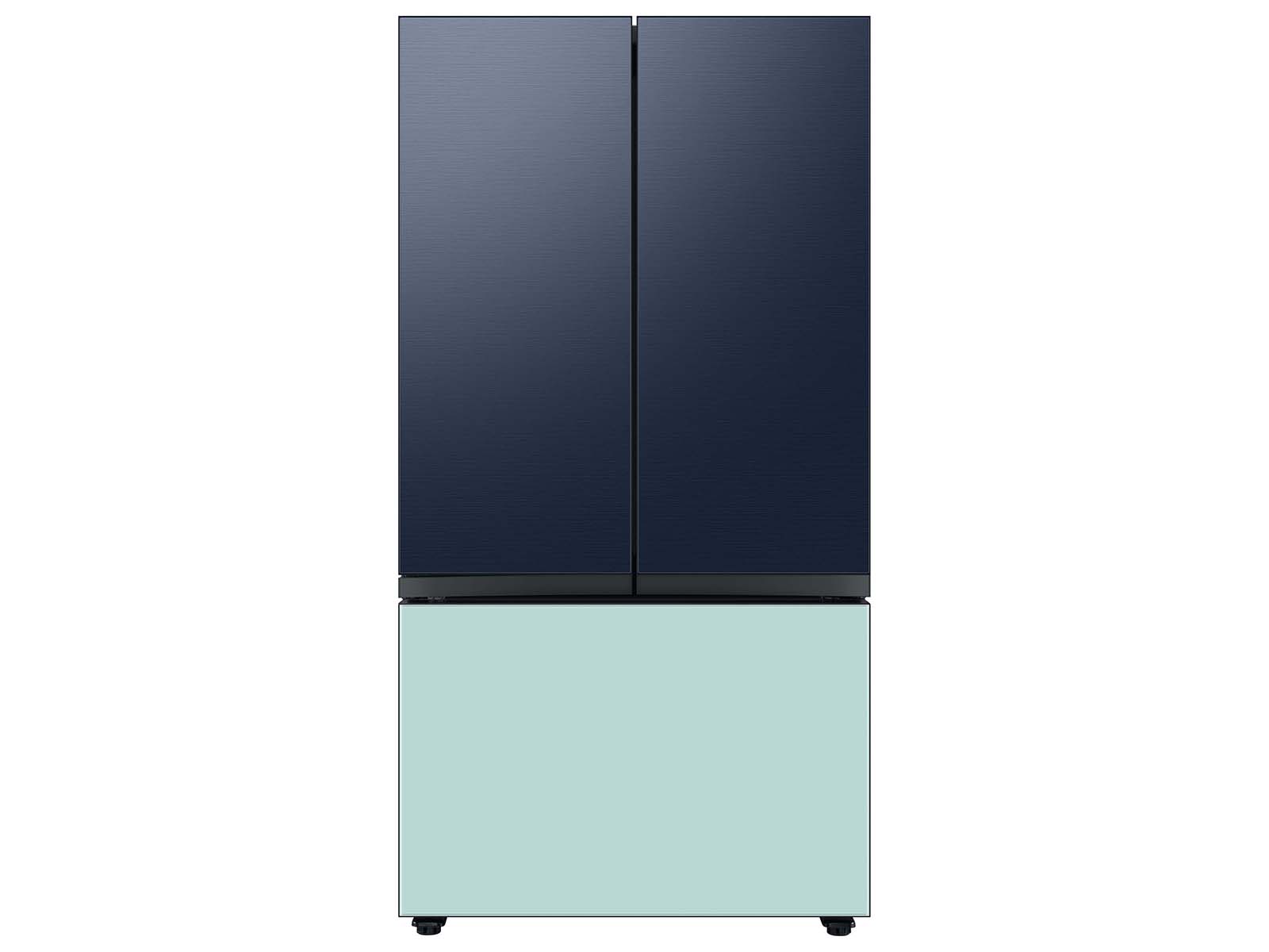 Thumbnail image of Bespoke 3-Door French Door Refrigerator Panel in Navy Steel - Top Panel
