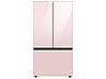 Thumbnail image of Bespoke 3-Door French Door Refrigerator Panel in Pink Glass - Top Panel