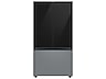 Thumbnail image of Bespoke 3-Door French Door Refrigerator Panel in Charcoal Glass - Top Panel