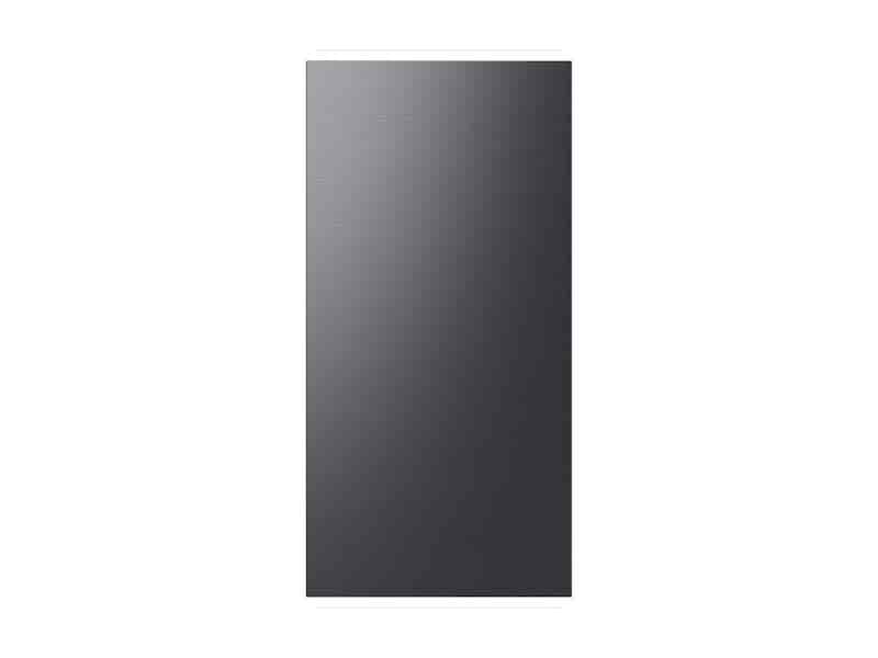 Bespoke 4-Door French Door Refrigerator Panel in Matte Black Steel - Top Panel