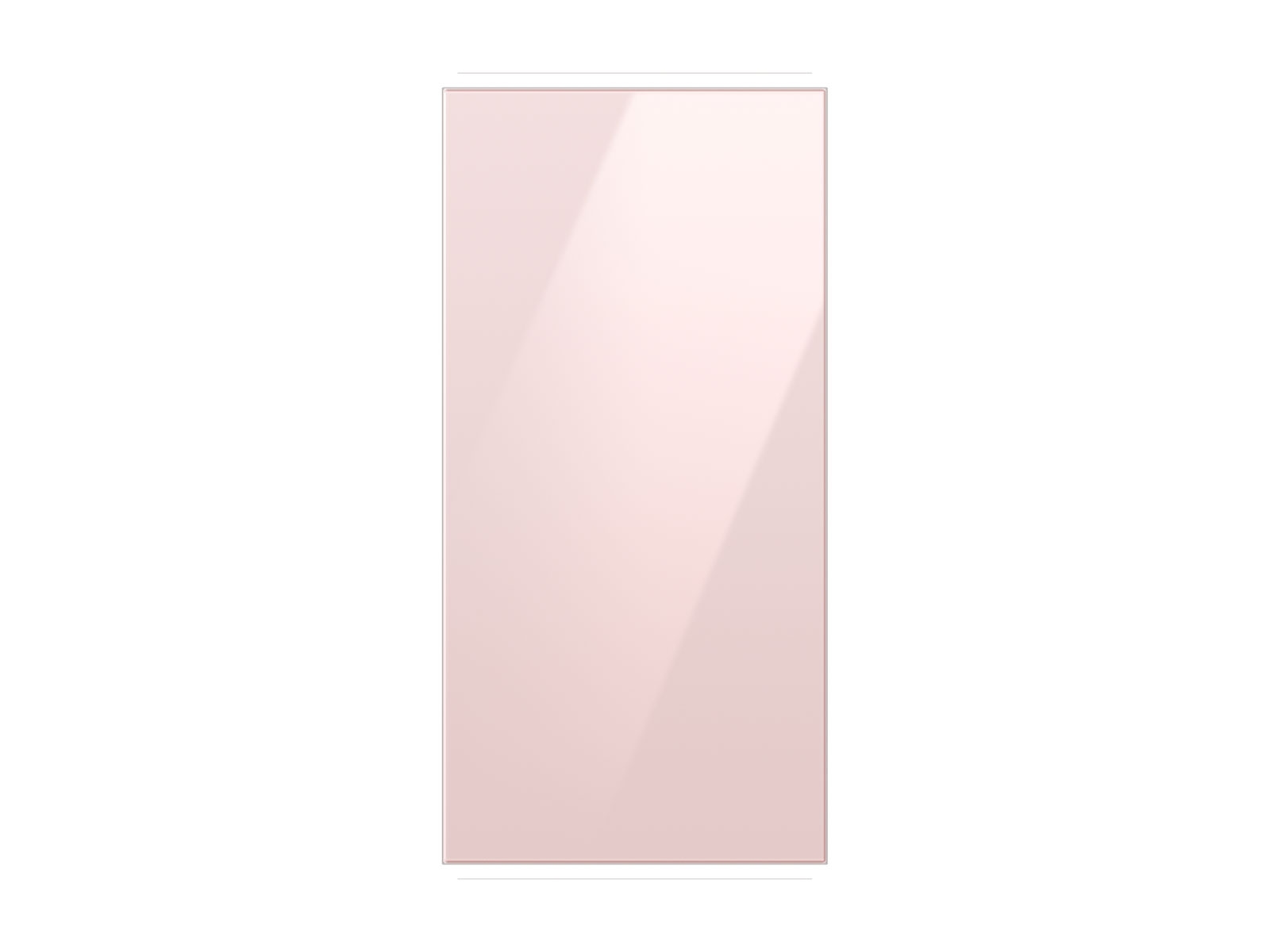 Photos - Fridge Samsung Bespoke 4-Door French Door Refrigerator Panel in Pink Glass - Top 