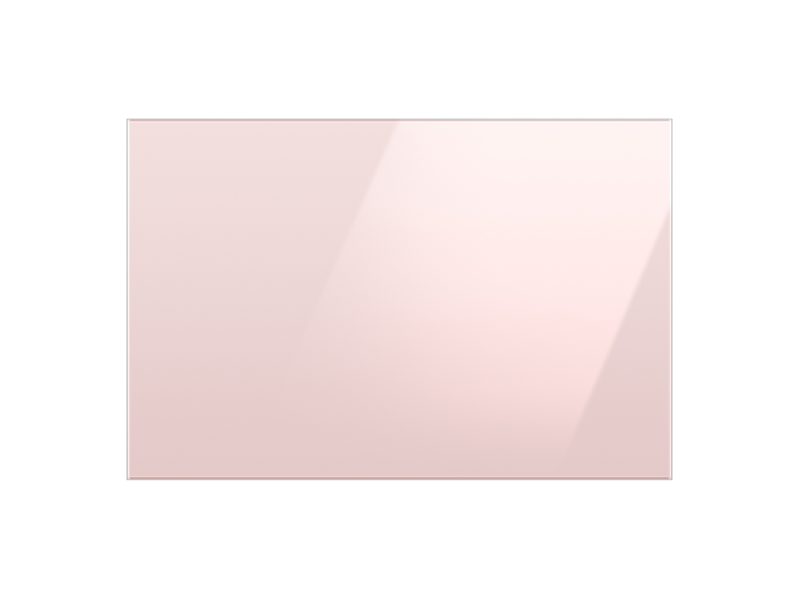 Thumbnail image of Bespoke 3-Door French Door Refrigerator Panel in Pink Glass - Bottom Panel