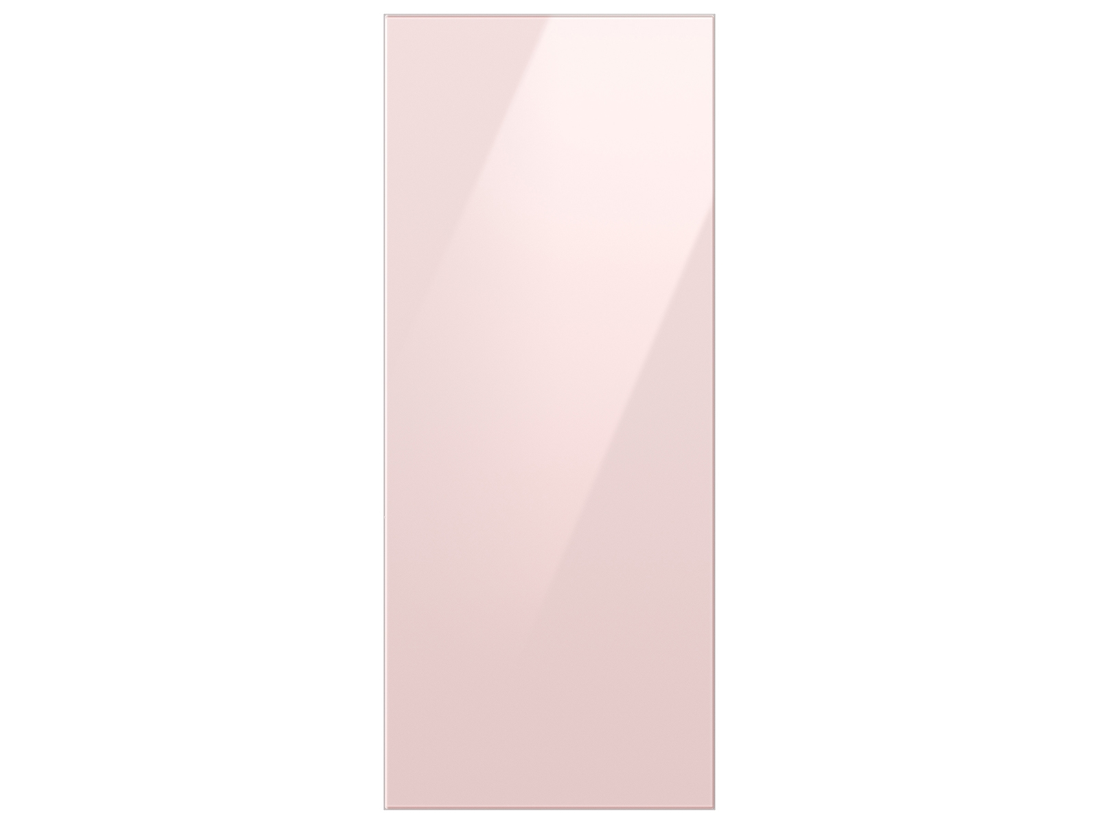Thumbnail image of Bespoke 3-Door French Door Refrigerator Panel in Pink Glass - Top Panel