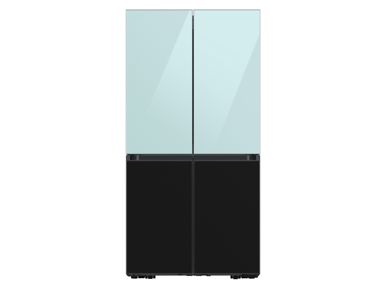 Thumbnail image of Bespoke 4-Door Flex&trade; Refrigerator Panel in Charcoal Glass - Bottom Panel