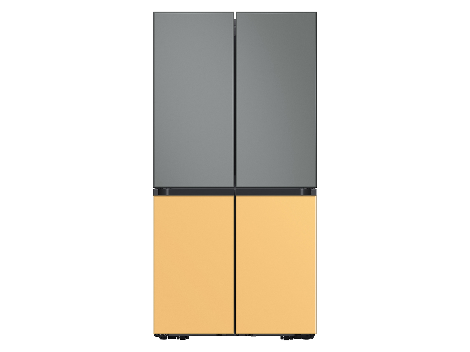 Thumbnail image of Bespoke 4-Door Flex&trade; Refrigerator Panel in Sunrise Yellow Glass - Bottom Panel