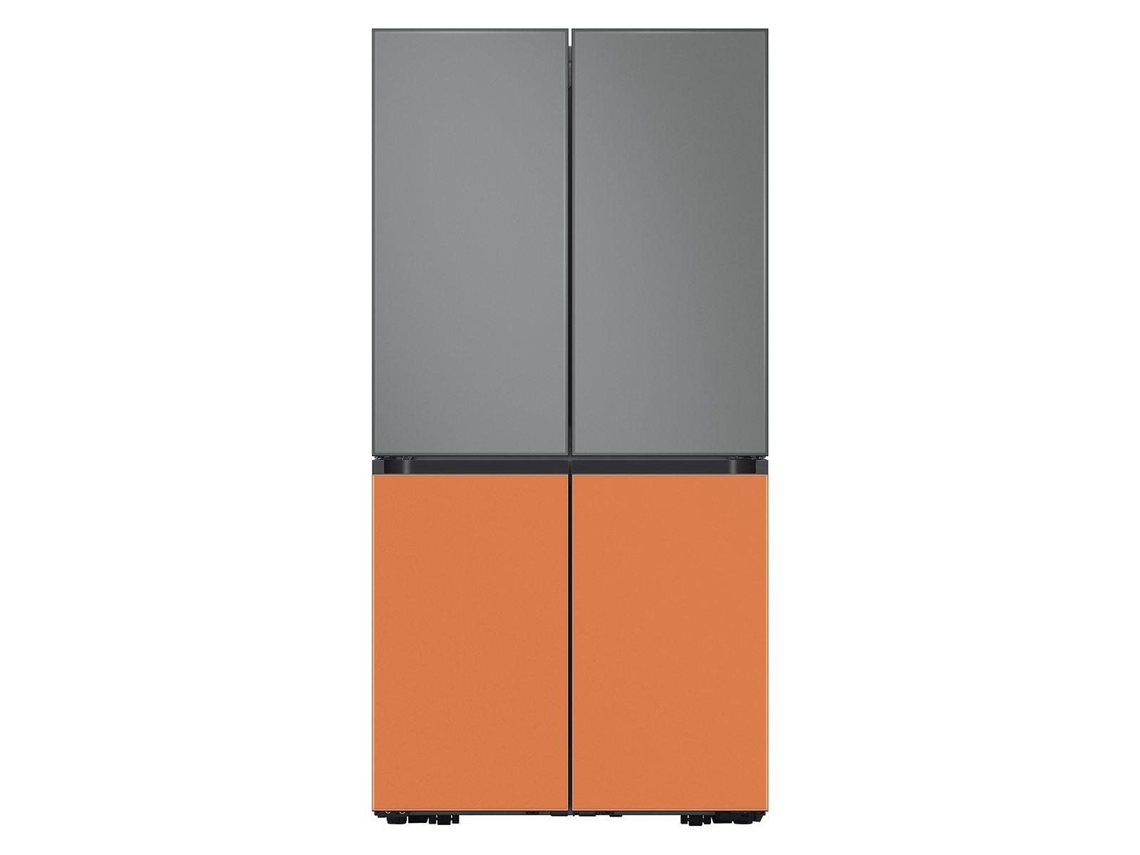 Thumbnail image of Bespoke 4-Door Flex&trade; Refrigerator Panel in Clementine Glass - Bottom Panel