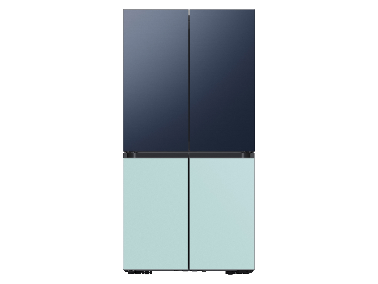 Thumbnail image of Bespoke 4-Door Flex&trade; Refrigerator Panel in Morning Blue Glass - Bottom Panel