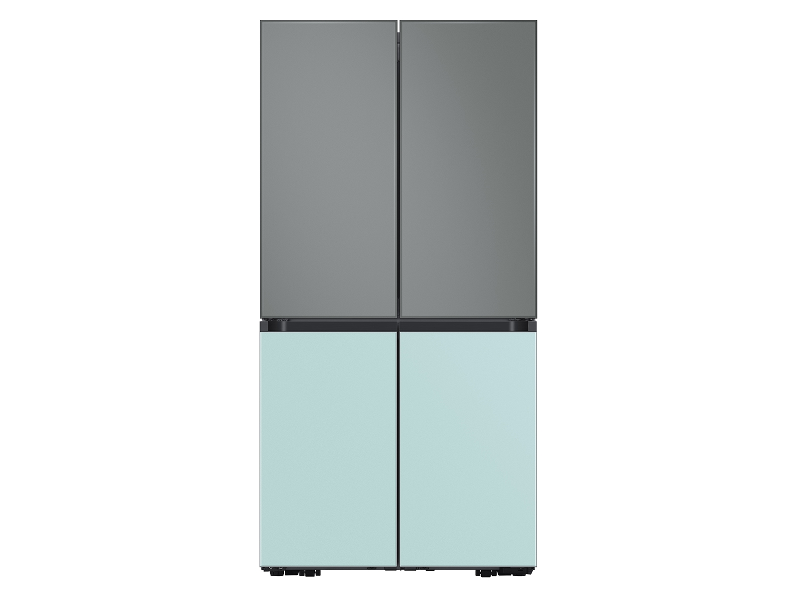 Thumbnail image of Bespoke 4-Door Flex™ Refrigerator Panel in Morning Blue Glass - Bottom Panel