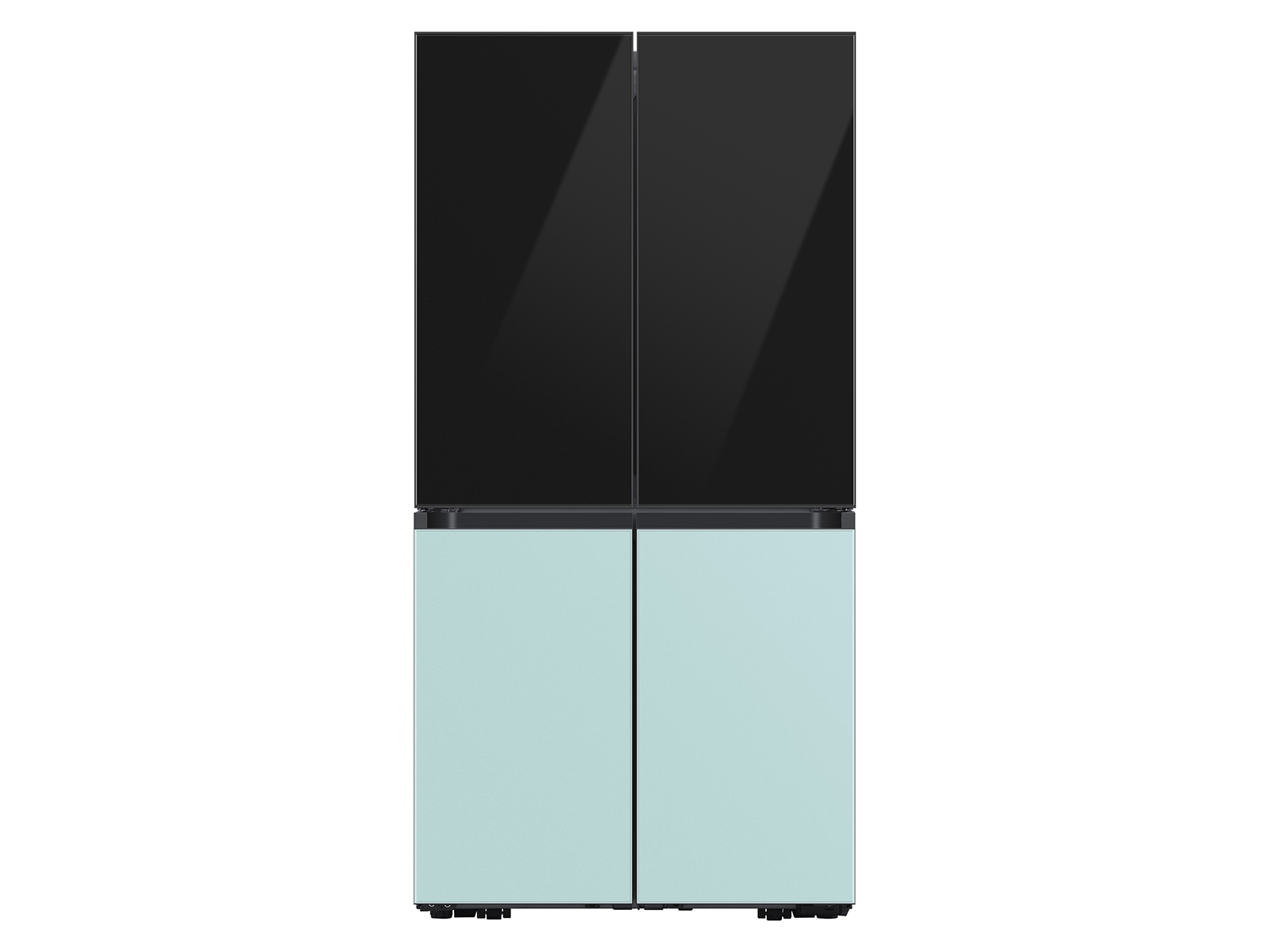 Thumbnail image of Bespoke 4-Door Flex™ Refrigerator Panel in Morning Blue Glass - Bottom Panel