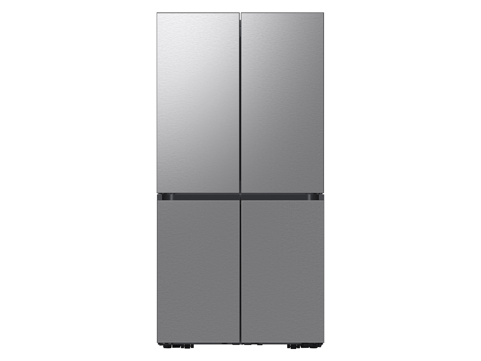Bespoke 4-Door Flex™ Refrigerator Panel in Stainless Steel - Bottom ...
