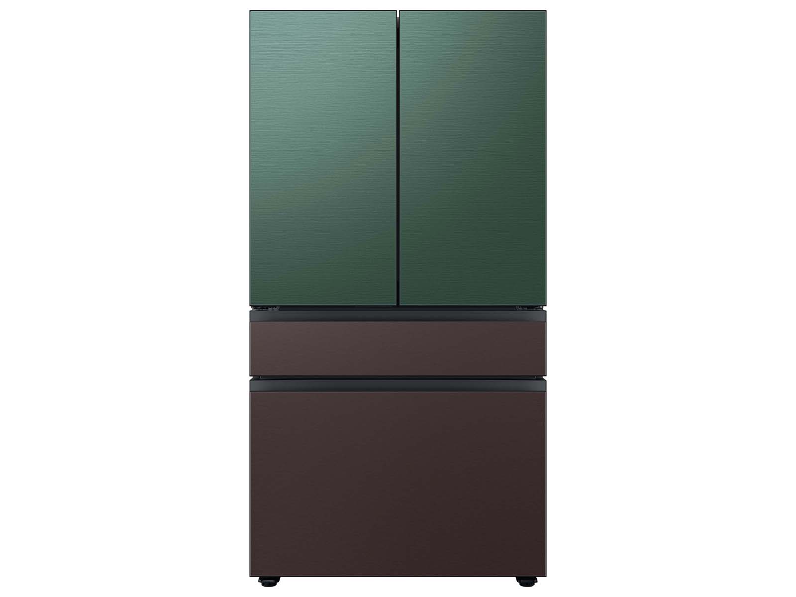 Thumbnail image of Bespoke 4-Door French Door Refrigerator Panel in Tuscan Steel - Middle Panel