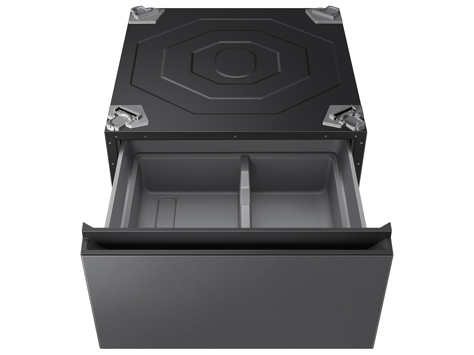 Thumbnail image of Bespoke AI Laundry Combo&trade; Pedestal with Storage Drawer in Dark Steel