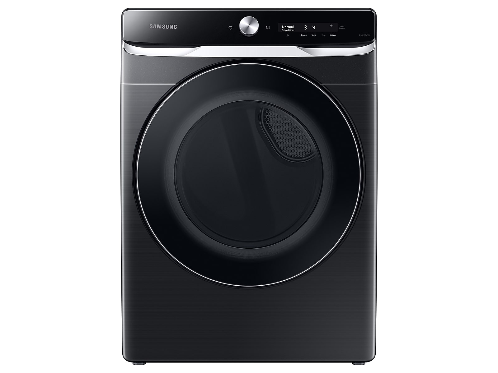 Samsung 7.5 cu. ft. Smart Dial Gas Dryer with Super Speed Dry in Brushed Black(DVG50A8800V/A3)