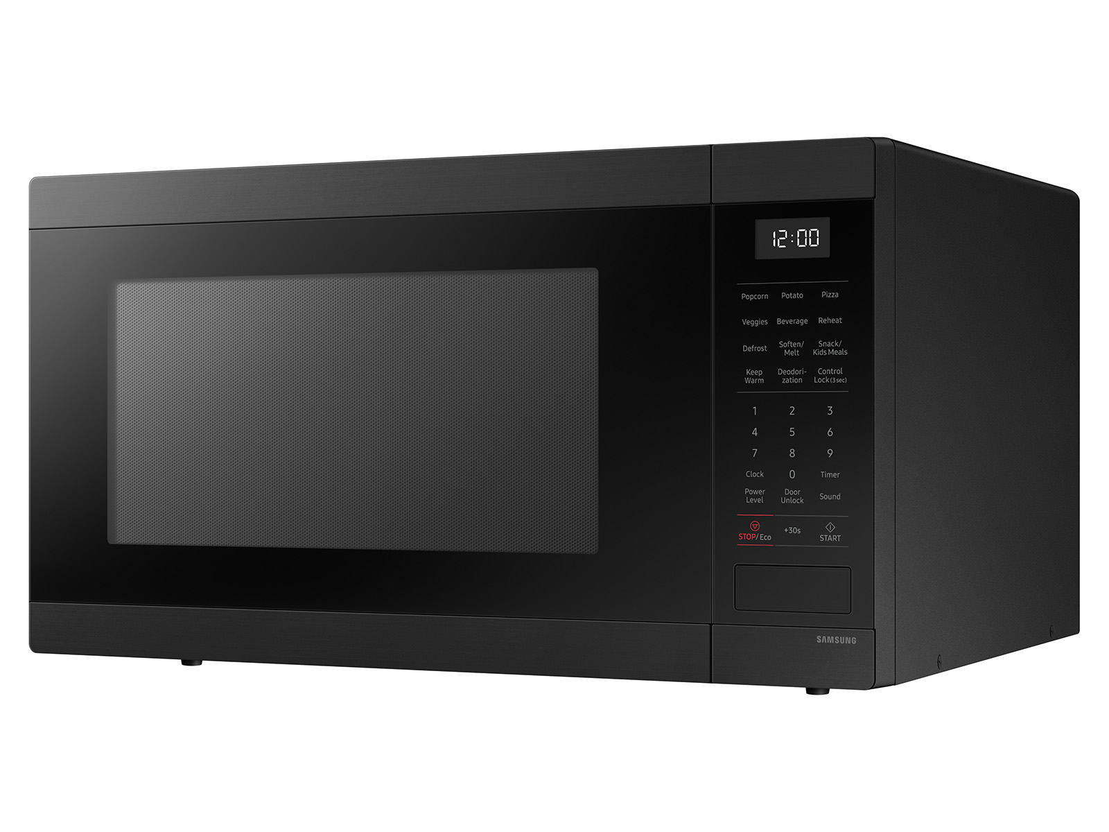 SamsungUS/home/home-appliances/microwave/counter-tops/08022024/MS19DG8500MT_07_Matte_Black_Stainles_Steel_SCOM.jpg