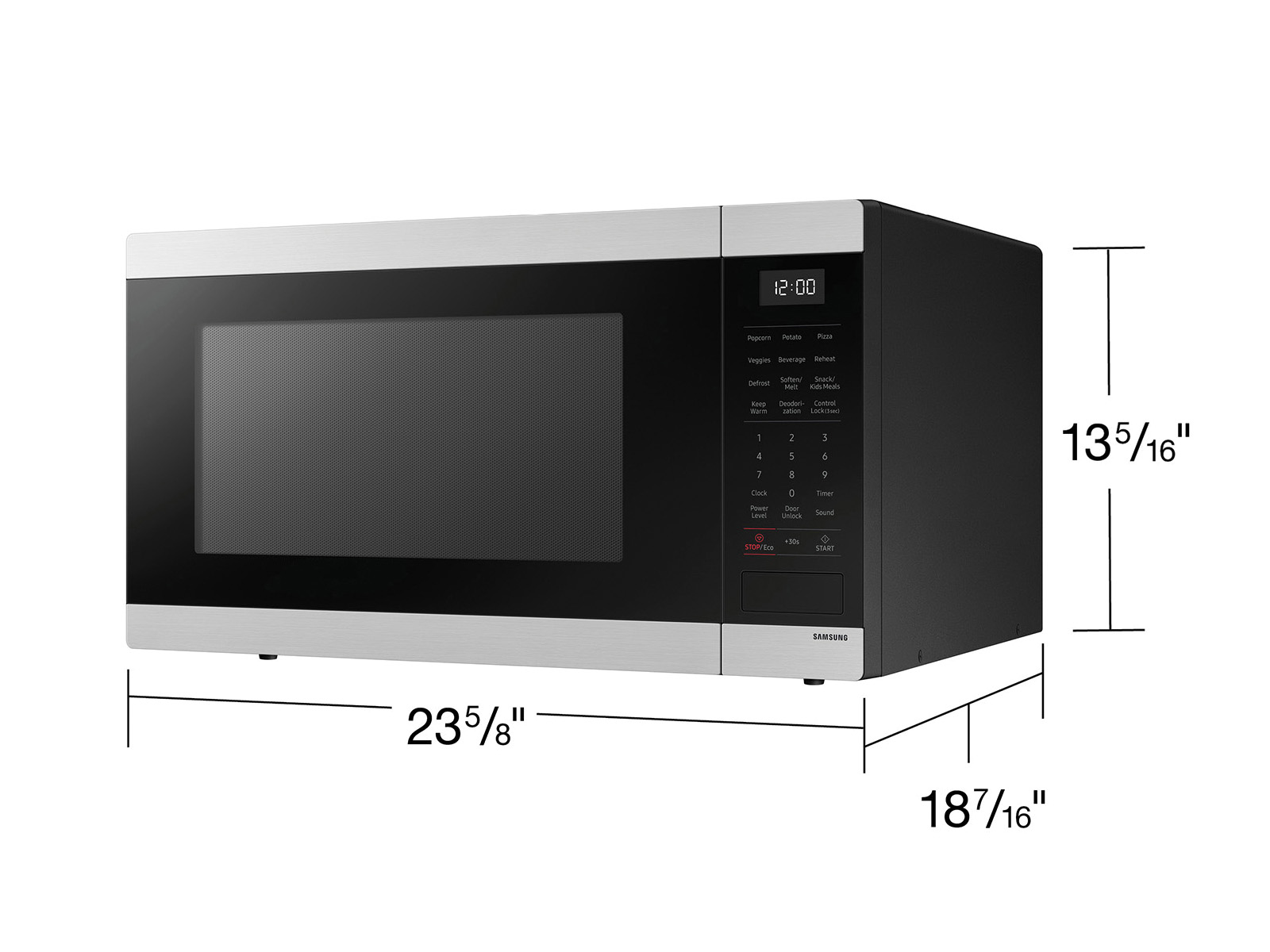 Thumbnail image of 1.9 cu. ft. Countertop Microwave with Sensor Cooking in Stainless Steel