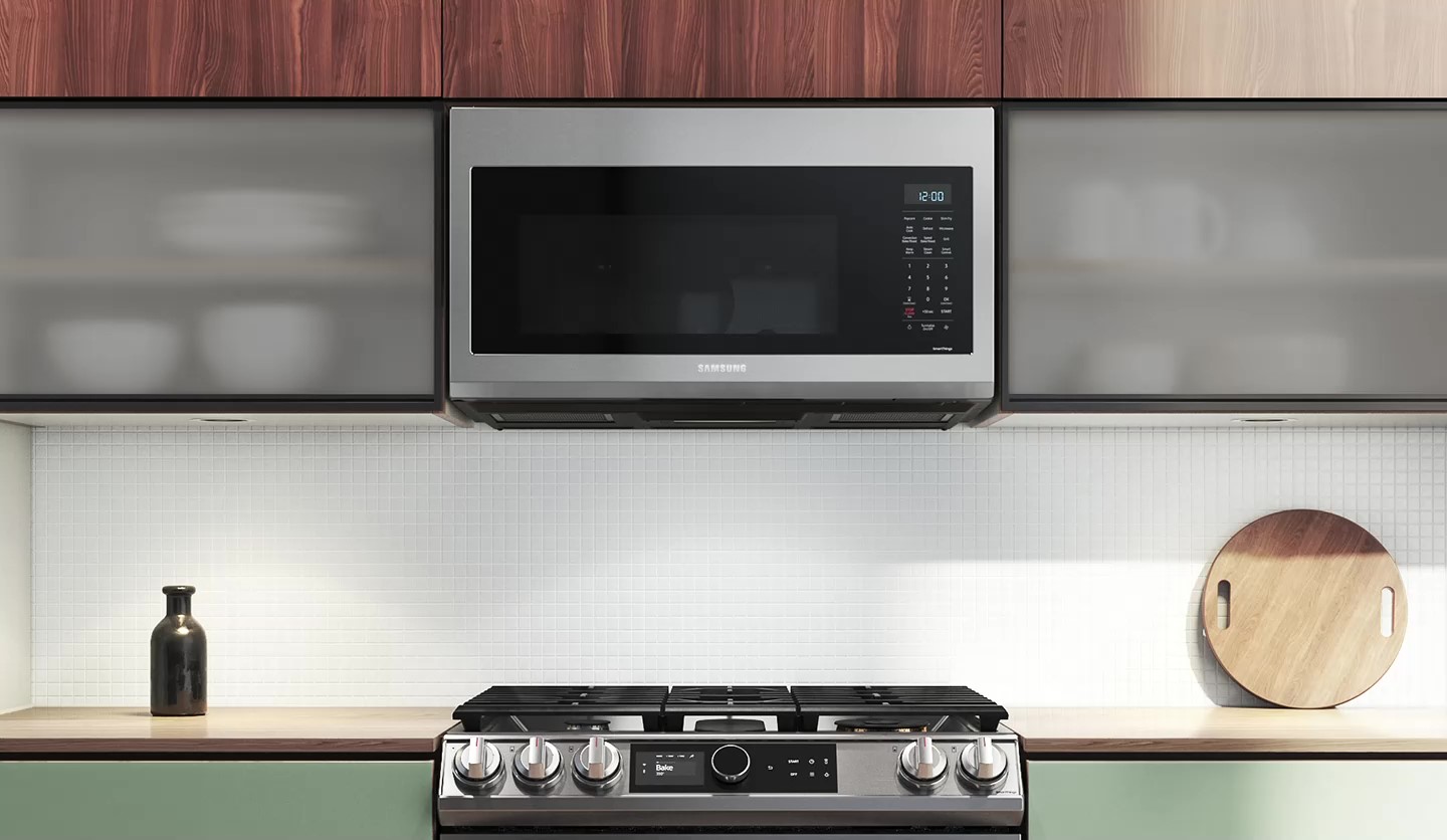 SLIM Over-the-Range Microwave with 1.1 cu ft. Oven capacity