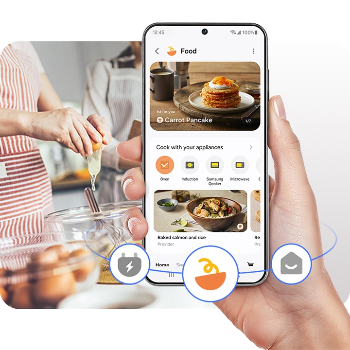 SLIM Over-the-Range Microwave with SmartThings Cooking
