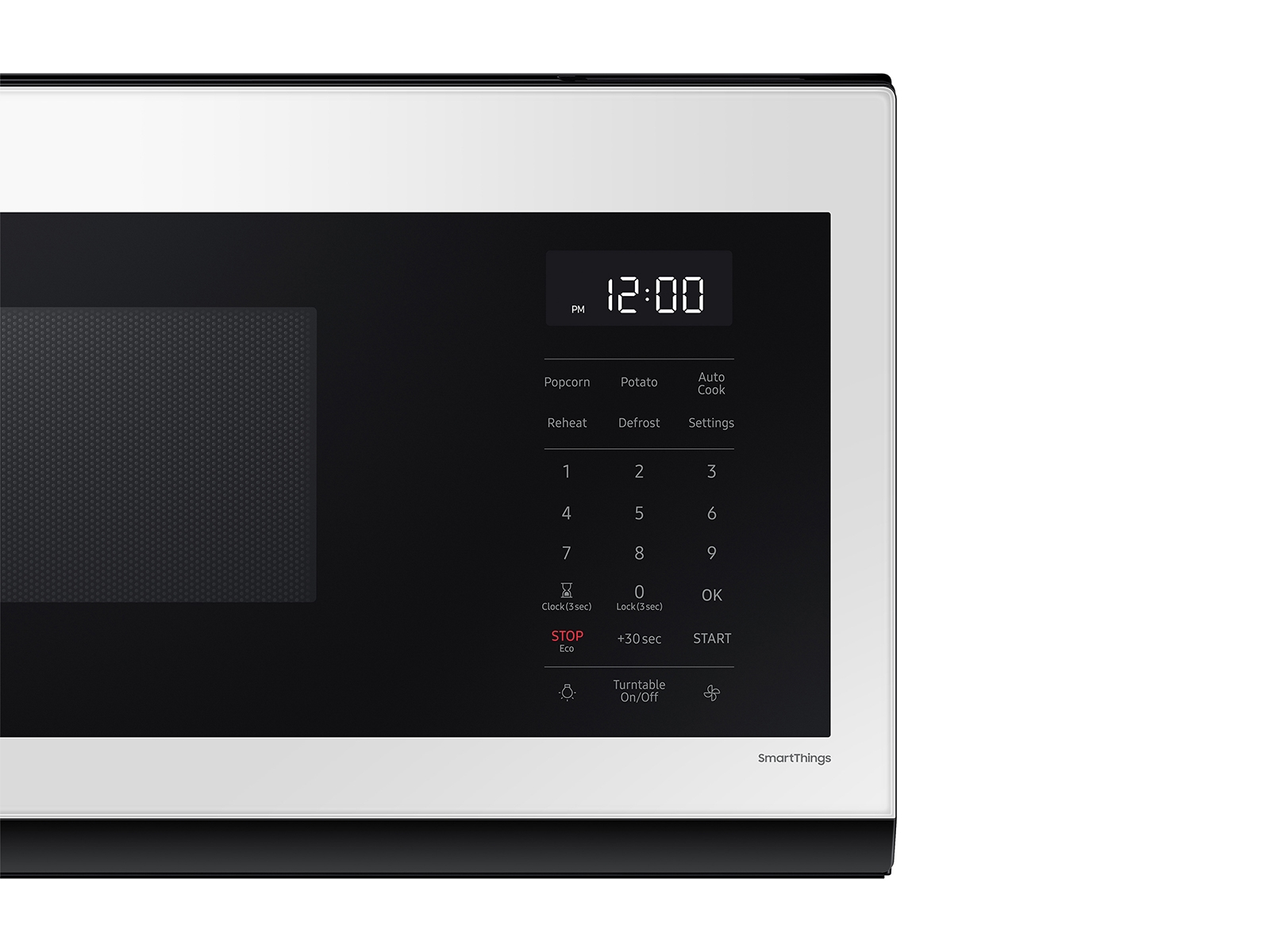 Samsung Bespoke 1.1 Cu. ft. White Glass Over The Range Microwave
