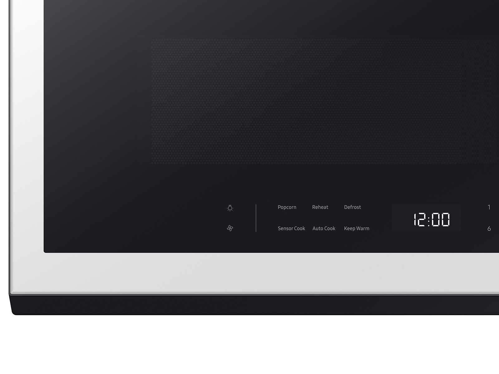 Thumbnail image of Bespoke 2.1 cu. ft. Over-the-Range Microwave with Wi-Fi in White Glass