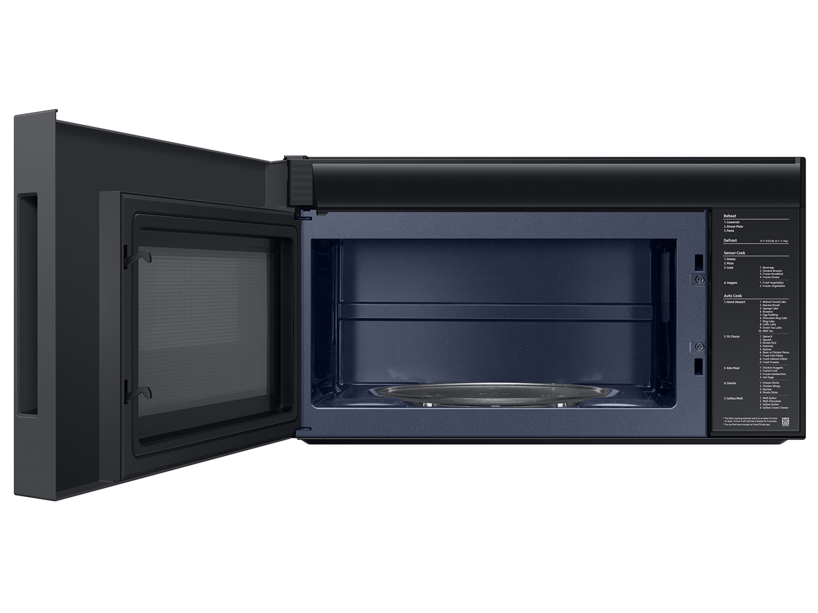 Thumbnail image of Bespoke 2.1 cu. ft. Over-the-Range Microwave with Edge to Edge Glass Display in White Glass