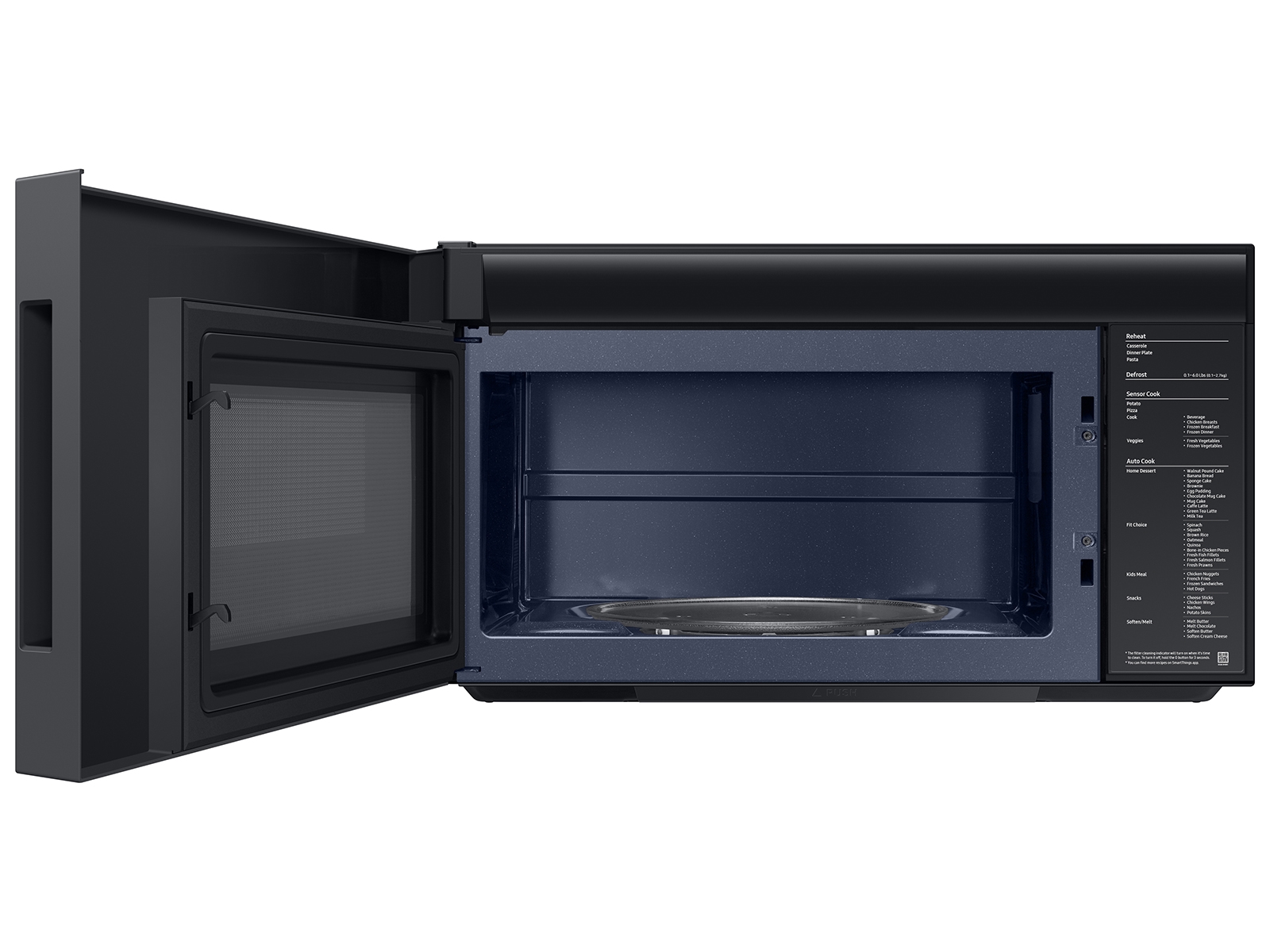 Thumbnail image of Bespoke 2.1 cu. ft. Over-the-Range Microwave with Auto Dimming Glass Touch Controls in Fingerprint Resistant Stainless Steel