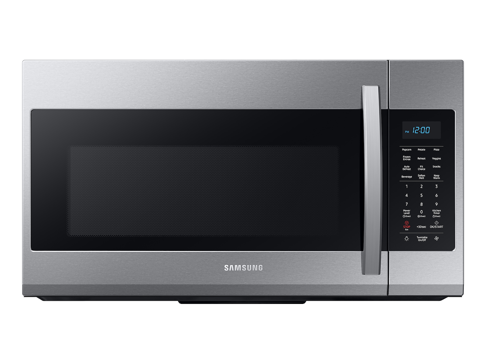 Samsung 1.9 cu. ft. Over-the-Range Microwave with Sensor Cooking in Stainless Steel(ME19R7041FS/AA) photo
