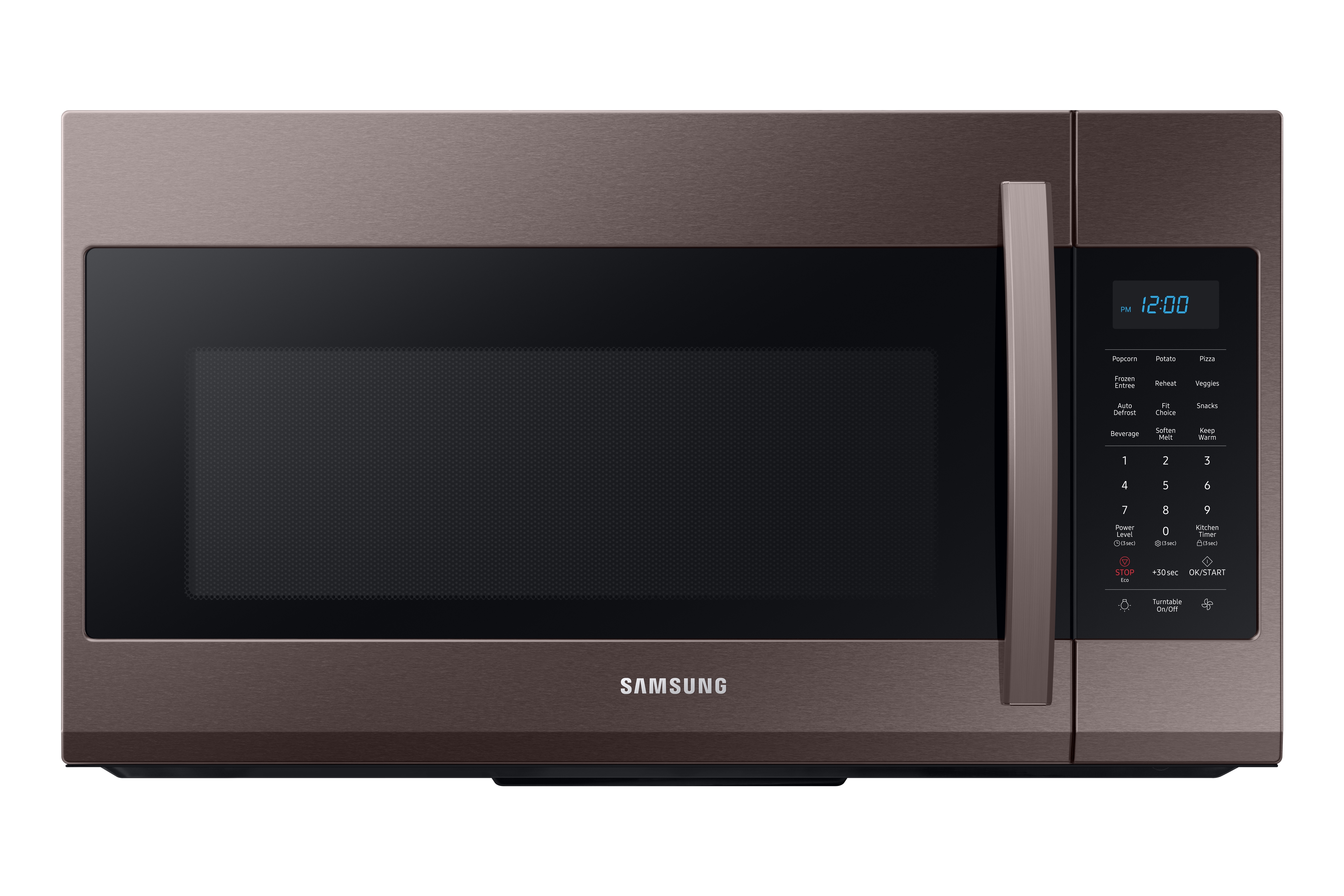 1.9 cu ft Over The Range Microwave with Sensor Cooking in Fingerprint Resistant Tuscan Stainless Steel Microwave - ME19R7041FT/AA | Samsung US