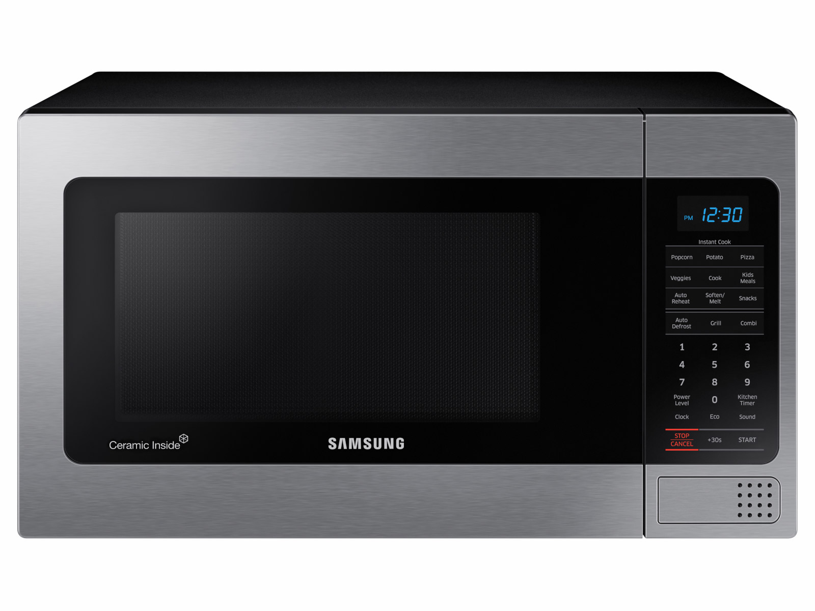 1.1 cu. ft Countertop Microwave with Grilling Element in Stainless Steel Microwave - MG11H2020CT/AA | Samsung US