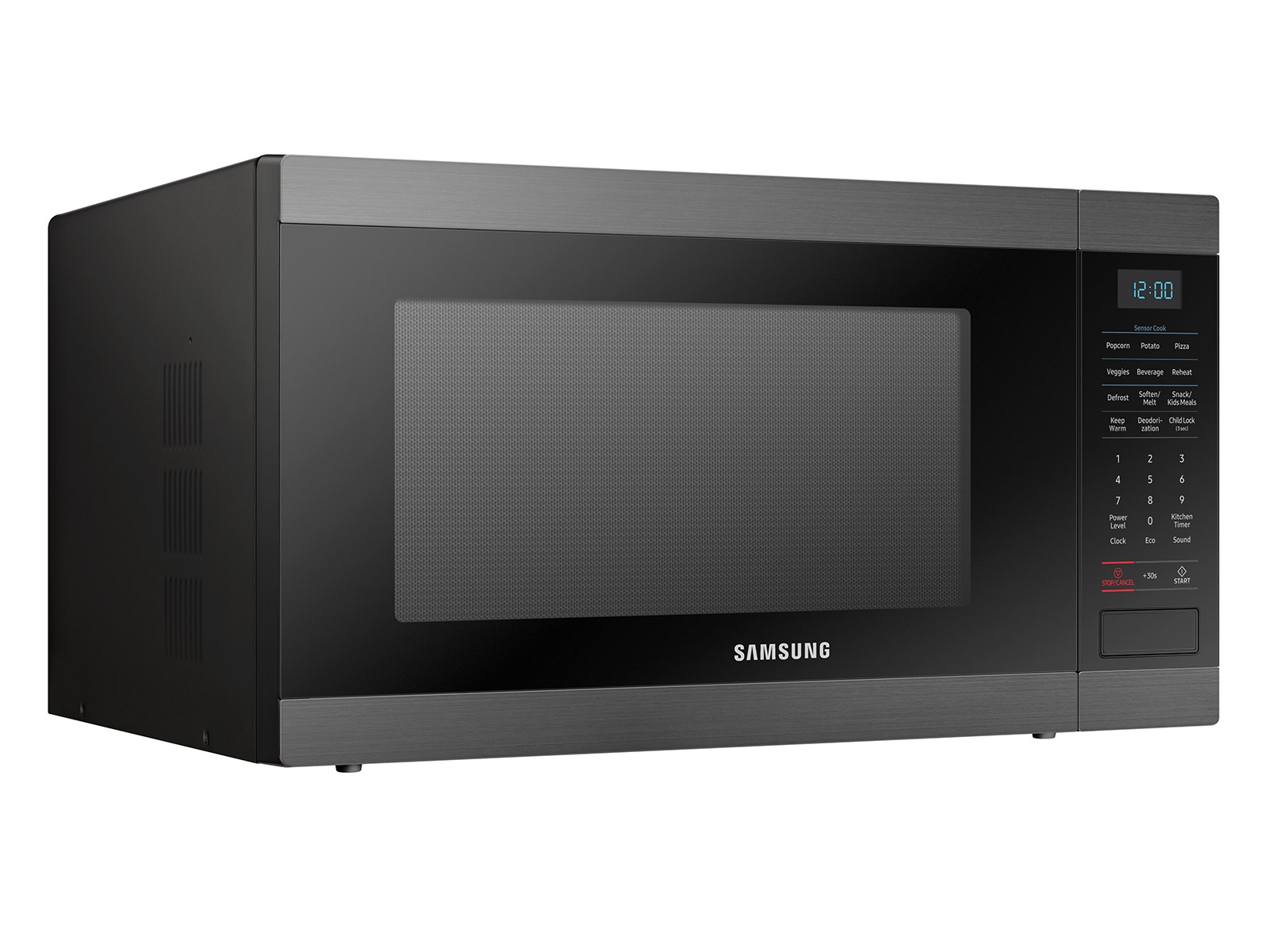 Samsung MS19M8000AG MS19M8000AG/AA Large Capacity Countertop Microwave  Oven, Black Stainless Steel, 1.9
