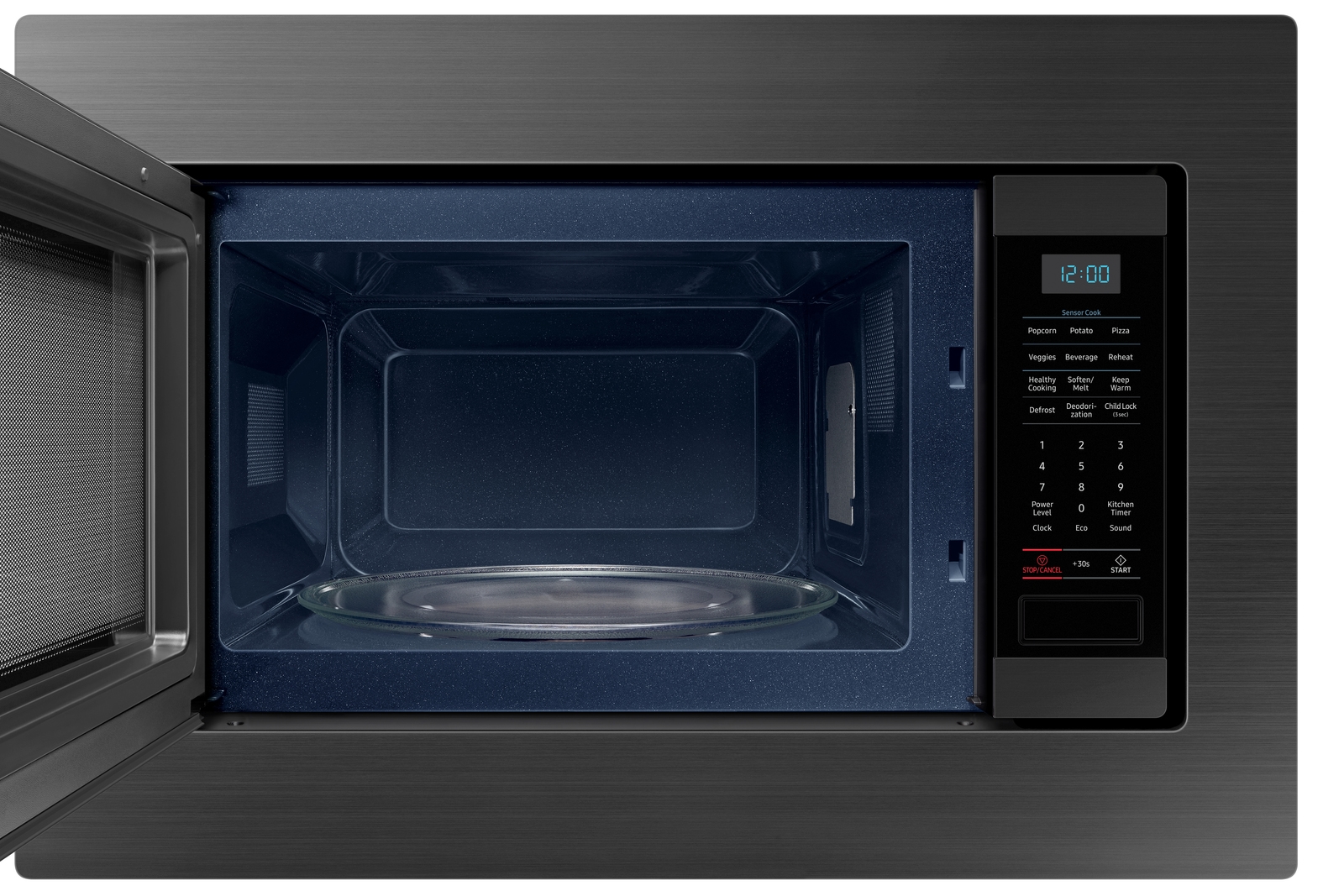 Thumbnail image of 1.9 cu. ft. Countertop Microwave for Built-In Application in Fingerprint Resistant Black Stainless Steel