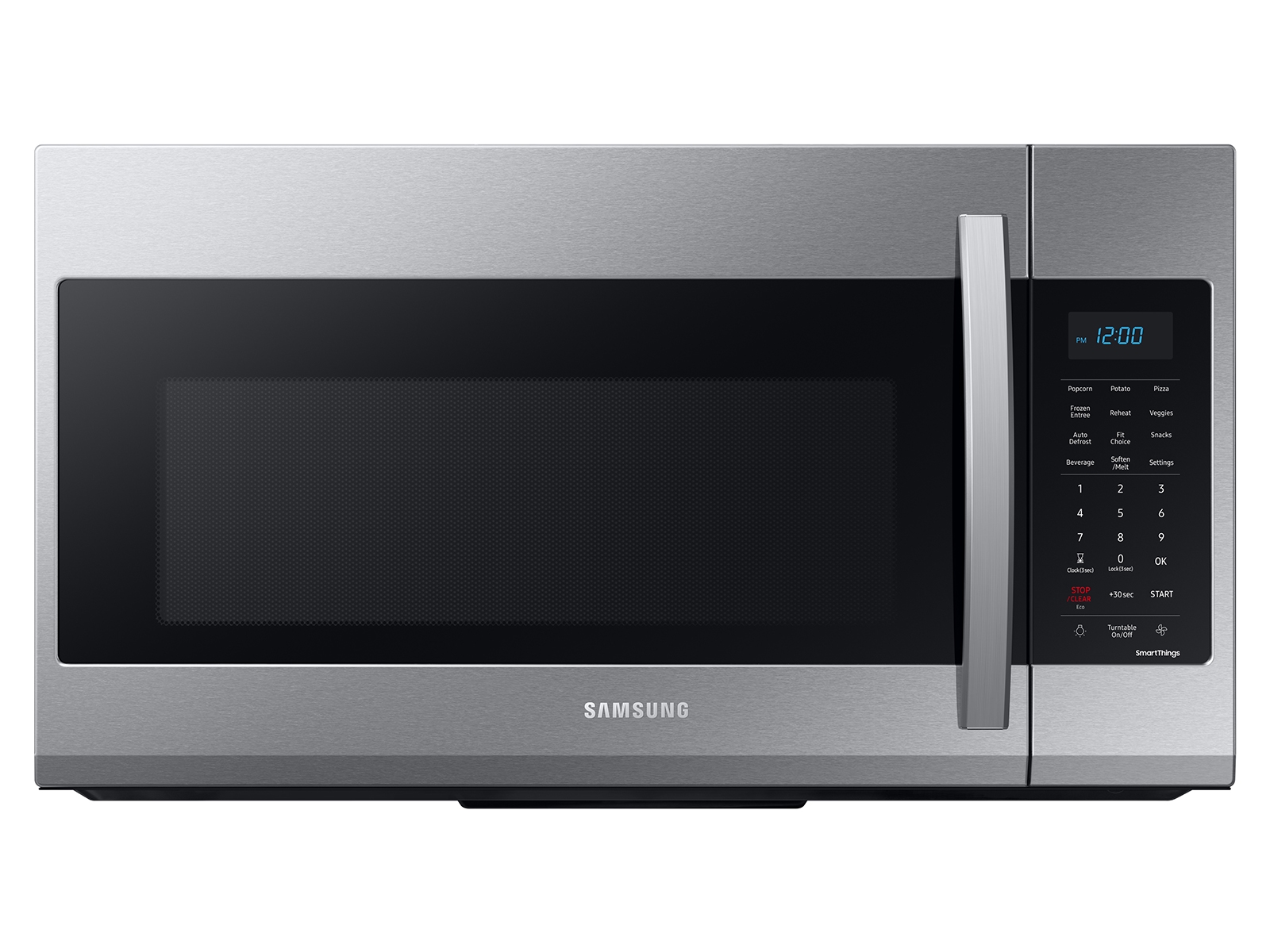 Samsung 1.9 cu. ft. Smart Over-the-Range Microwave with Wi-Fi and Sensor Cook in Stainless Steel(ME19A7041WS/AA)