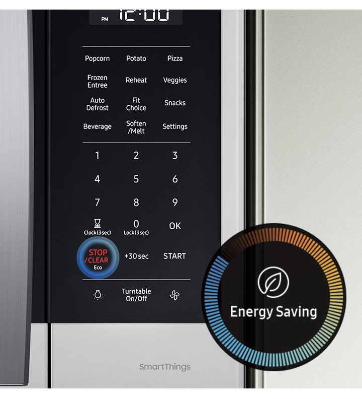 Bespoke Smart OvertheRange Microwave with Vent 1.9 cu. ft. in White