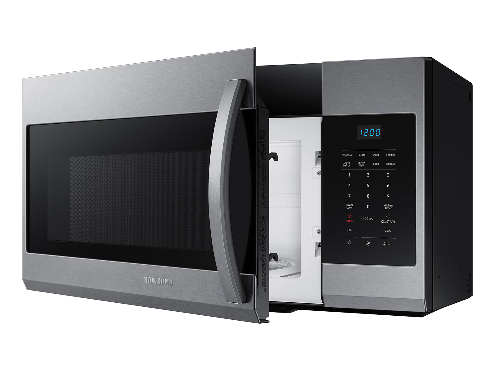 Samsung - 1.7 Cu. ft. Over-the-range Microwave - Stainless Steel