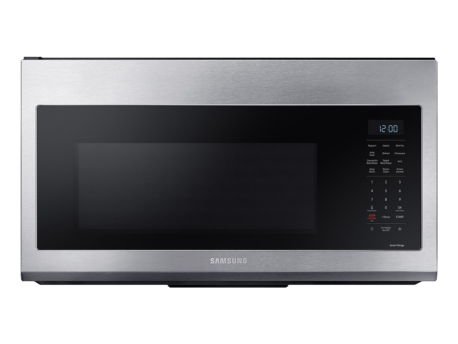 Samsung 1.7 cu ft. Smart Over-the-Range Microwave with Convection & Slim Fry™ in Stainless Steel(MC17T8000CS/AA)