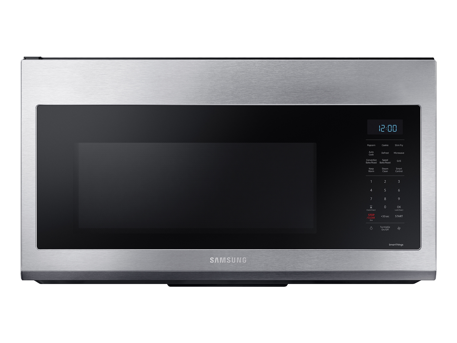 1 7 Cu Ft Over The Range Microwave With Convection And Slim Fry In Stainless Steel Microwaves Mc17t8000cs Aa Samsung Us