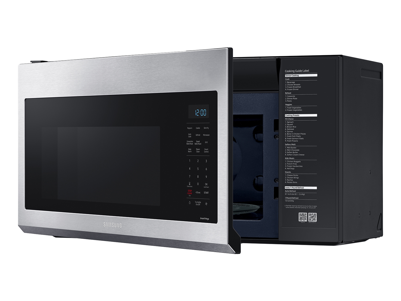 Thumbnail image of 1.7 cu ft. Smart Over-the-Range Microwave with Convection &amp; Slim Fry&trade; in Stainless Steel
