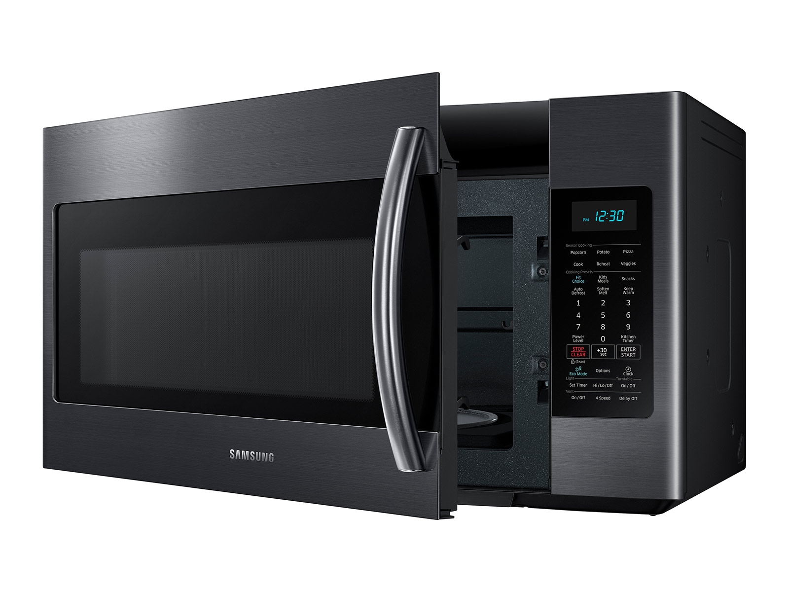 Thumbnail image of 1.8 cu. ft. Over-the-Range Microwave with Sensor Cooking in Fingerprint Resistant Black Stainless Steel