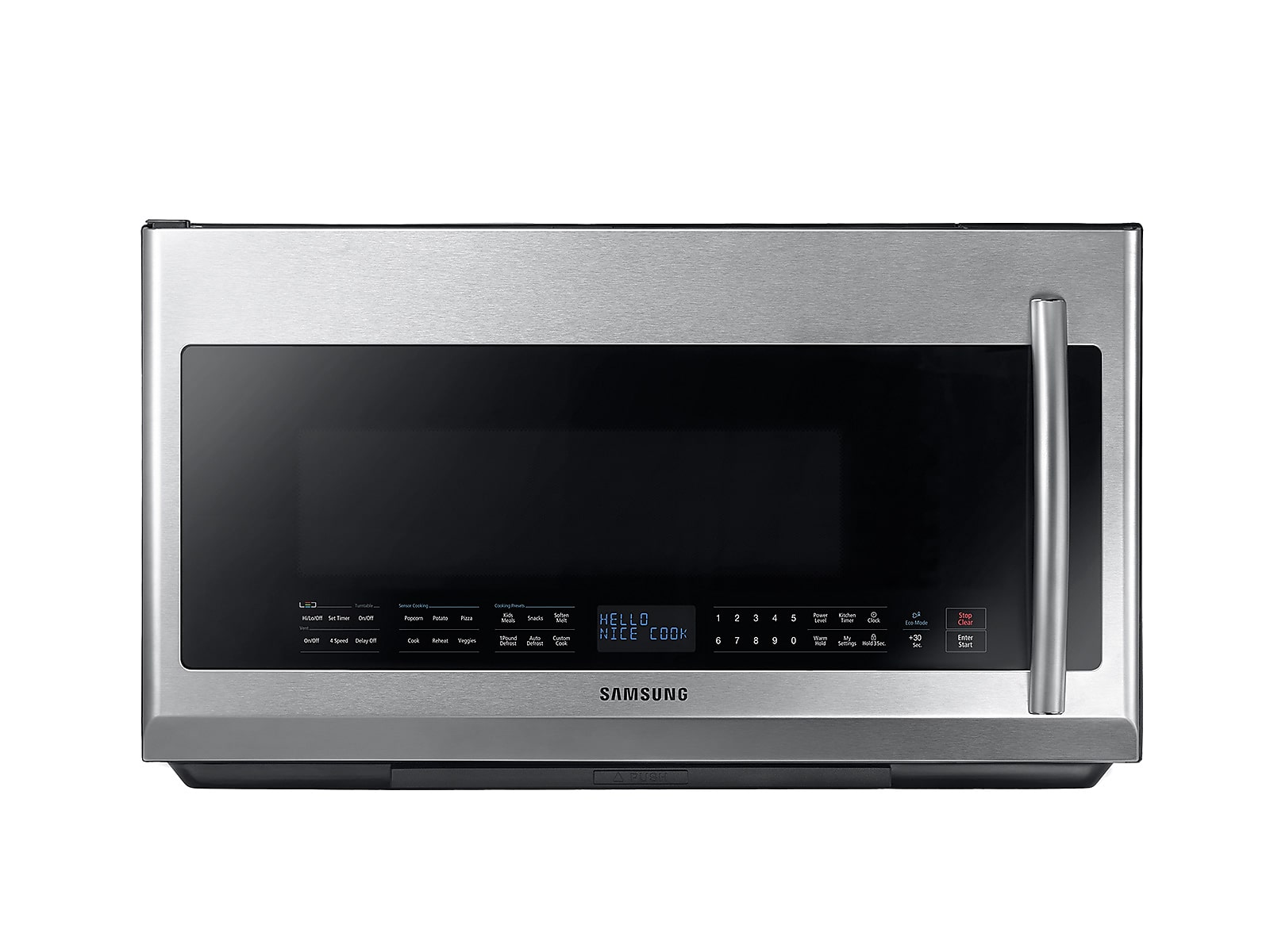 Samsung 2.1 cu. ft. Over-the-Range Microwave with Sensor Cooking in Silver(ME21F707MJT/AA) photo