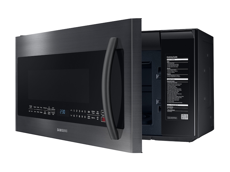 2.1 cu. ft. Over-the-Range Microwave with PowerGrill in Fingerprint Resistant Black Stainless Steel