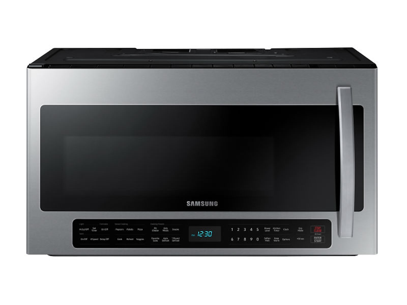 Samsung 2.1 cu. ft. Over-the-Range Microwave with Sensor Cooking in Silver(ME21R7051SS/AA)