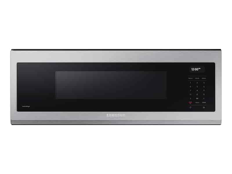 1.1 cu. ft. Smart SLIM Over-the-Range Microwave with 550 CFM Hood Ventilation, Wi-Fi & Voice Control in Stainless Steel