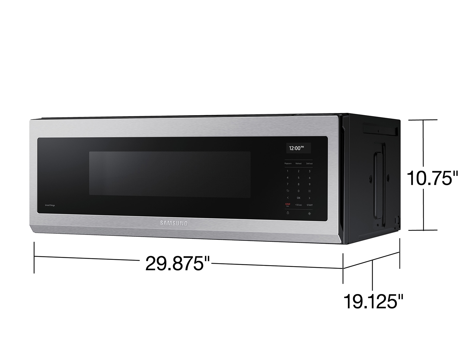 Thumbnail image of 1.1 cu. ft. Smart SLIM Over-the-Range Microwave with 550 CFM Hood Ventilation, Wi-Fi & Voice Control in Stainless Steel