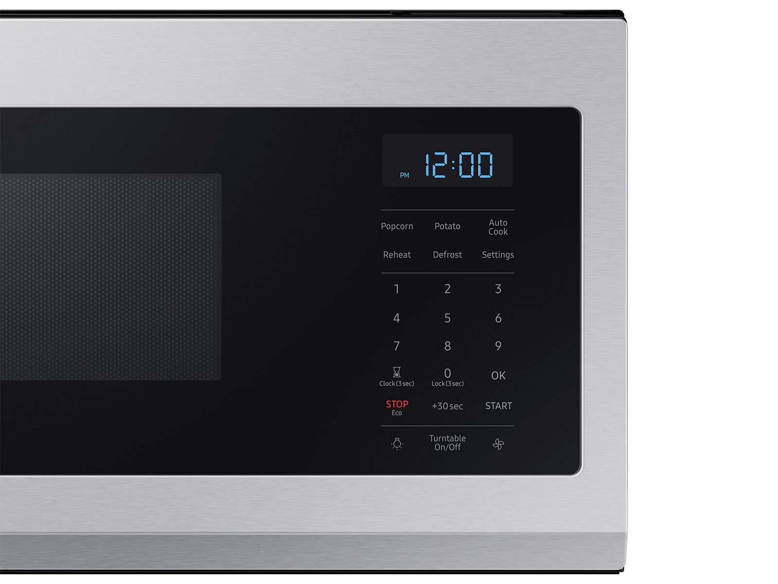 Samsung - 1.1 Cu. ft. Smart Slim Over-the-range Microwave with 400 CFM Hood Ventilation, Wi-Fi & Voice Control - Stainless Steel