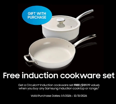 Free induction cookware set
