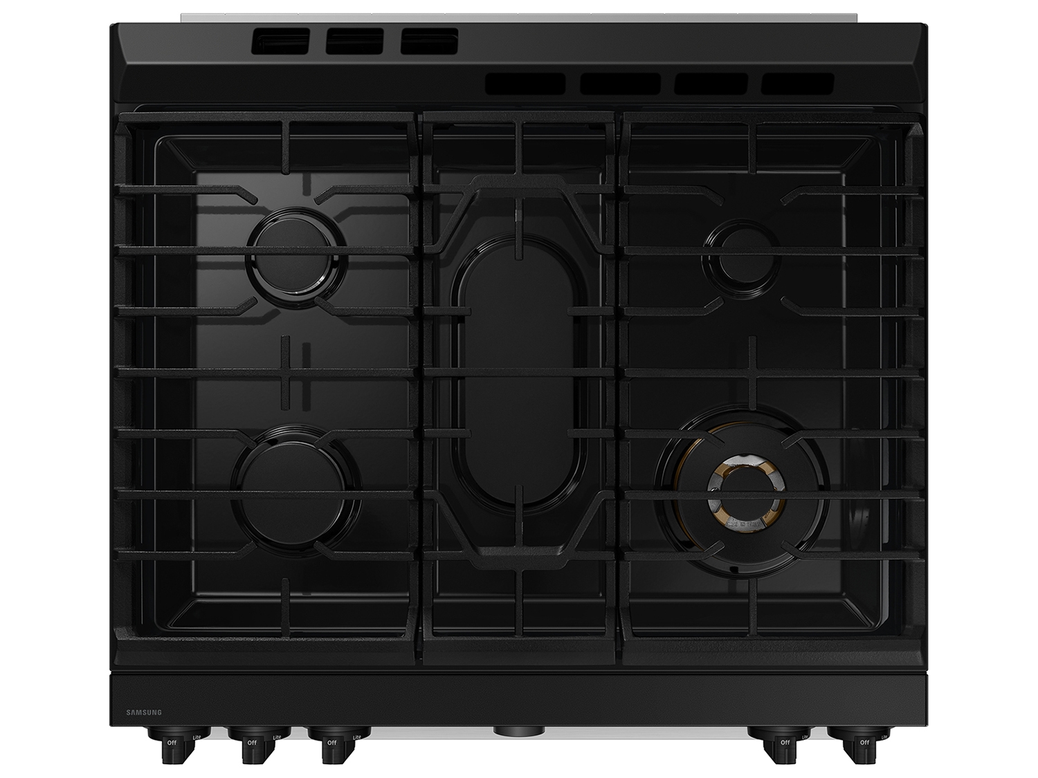 Thumbnail image of Bespoke Smart Slide-In Dual Fuel Range 6.3 cu. ft. with Flex Duo™ & Illuminated Precision Knobs in Stainless Steel