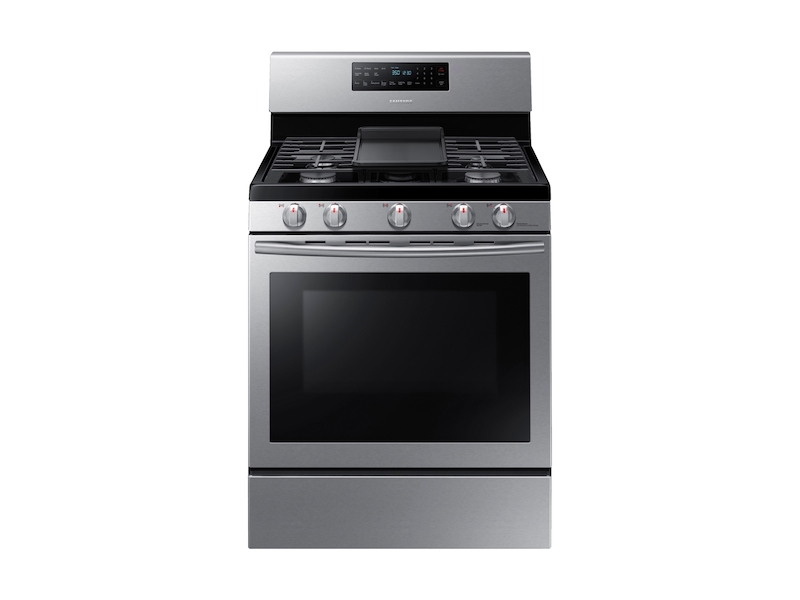 5.8 cu. ft. Freestanding Gas Range with Convection in Stainless Steel