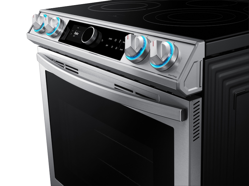 6.3 cu ft. Smart Slide-in Electric Range with Smart Dial &amp; Air Fry in Stainless Steel